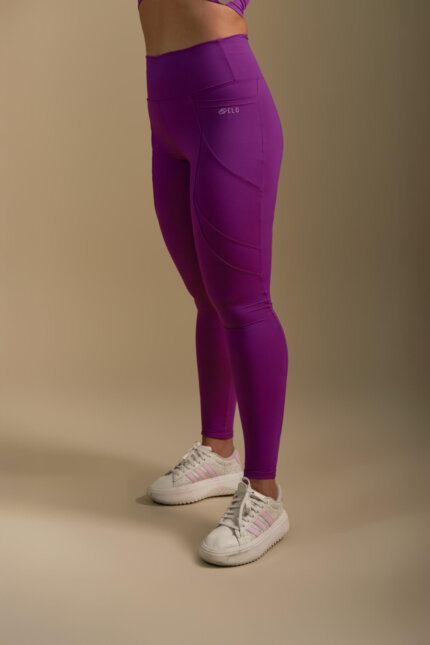 Legging Paula Canelada Pink