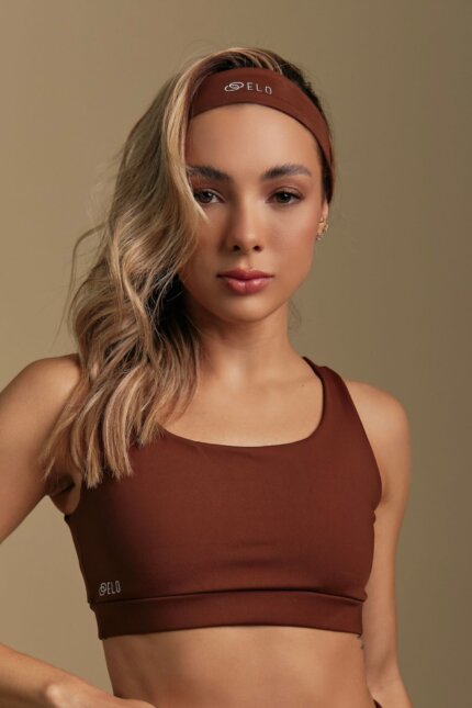 Faixa de Cabelo Marrom
