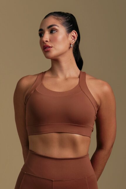 Top Camila Marrom Cacau